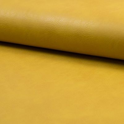 Kunstleder elastisch - senf gelb